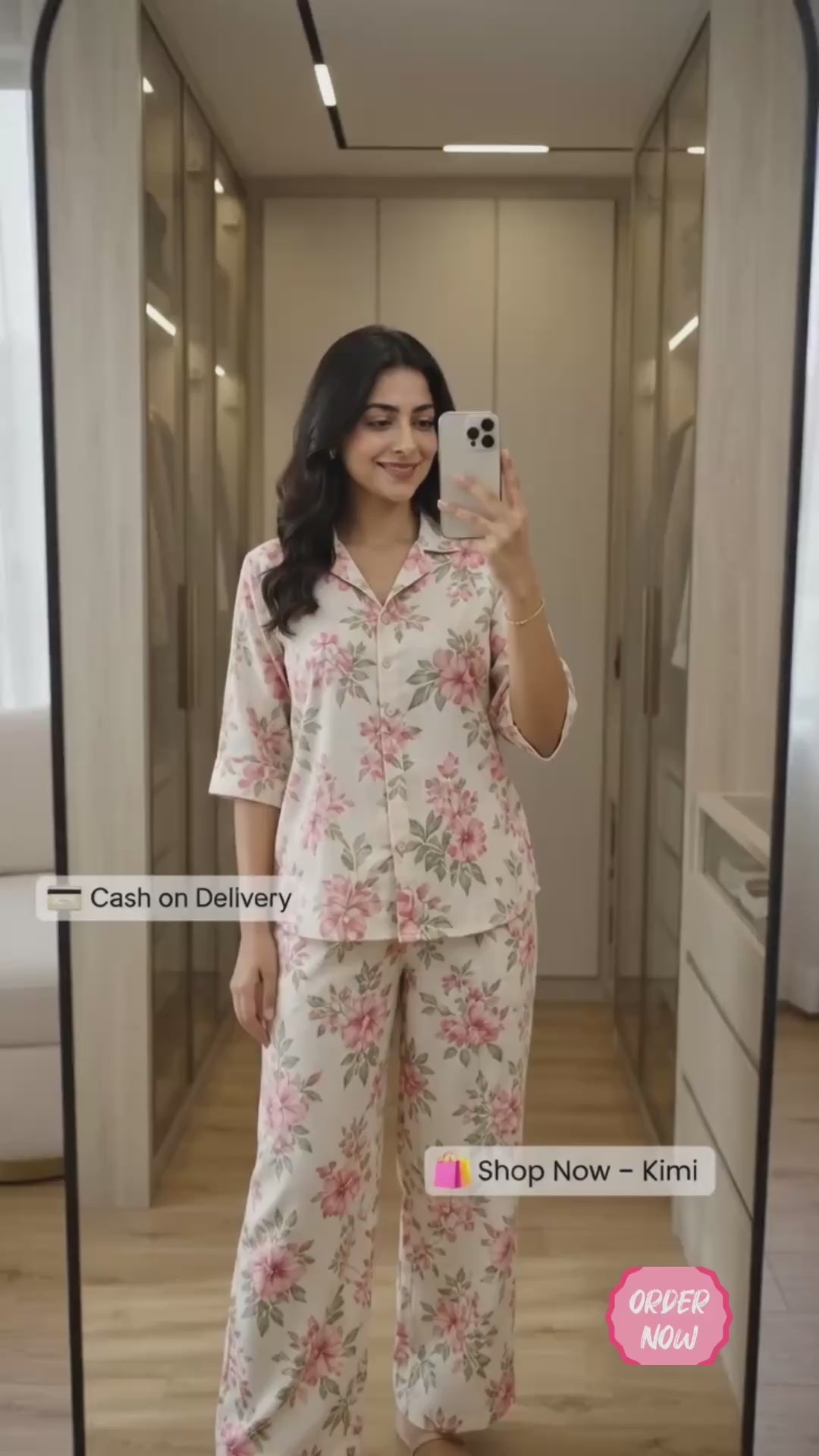 HIBISCUS HOUR – Tropical Floral Cotton Co-Ord Set for Women