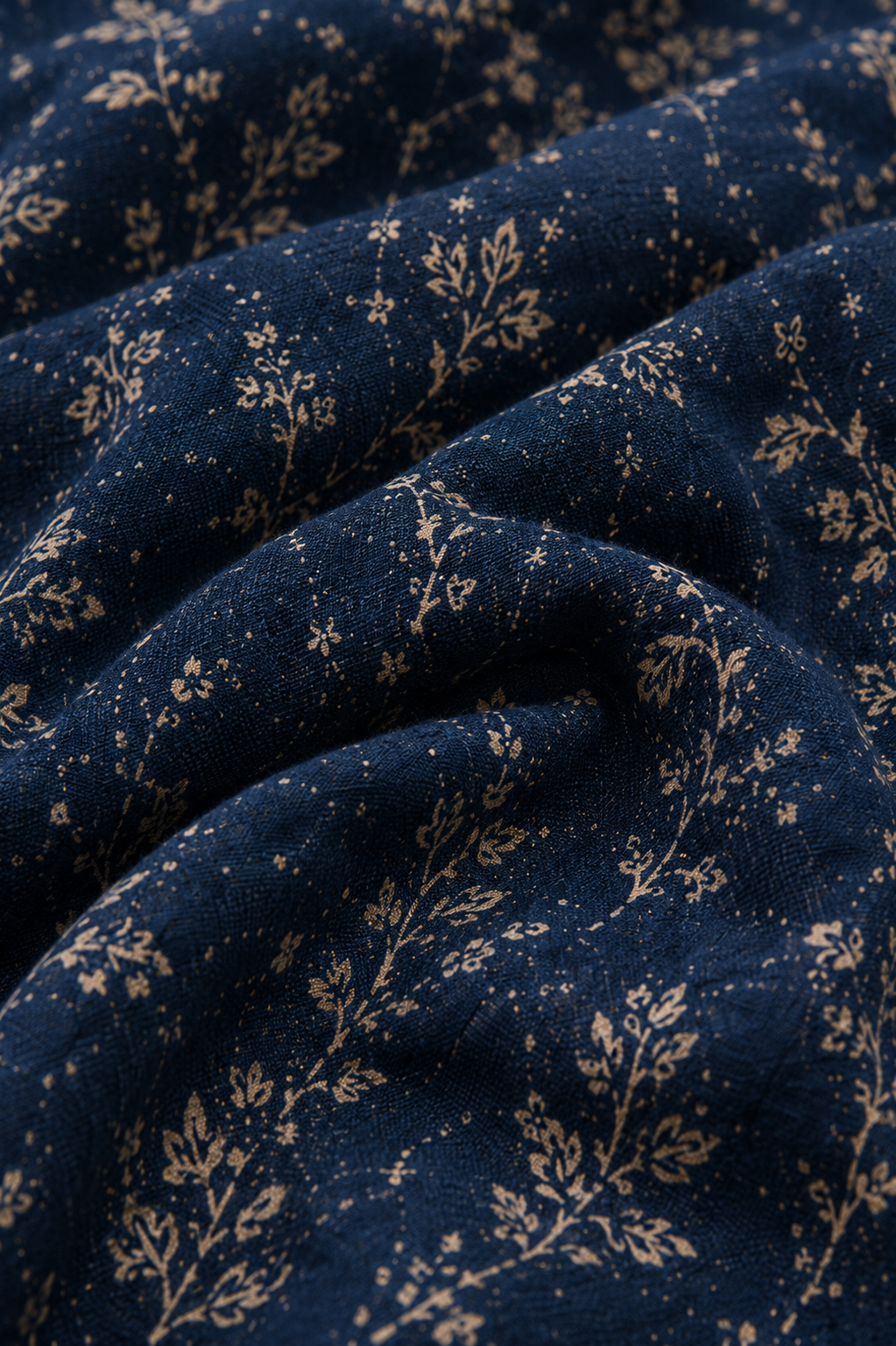 Indigo Bagru Floral Premium Cotton Flex Co-Ord Set
